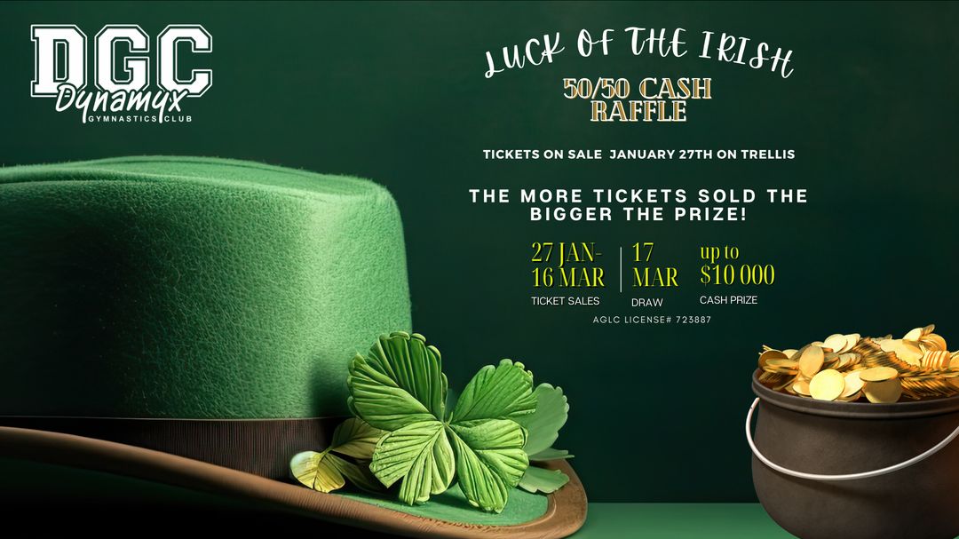 DGC Luck of the Irish 50/50 Raffle 2025